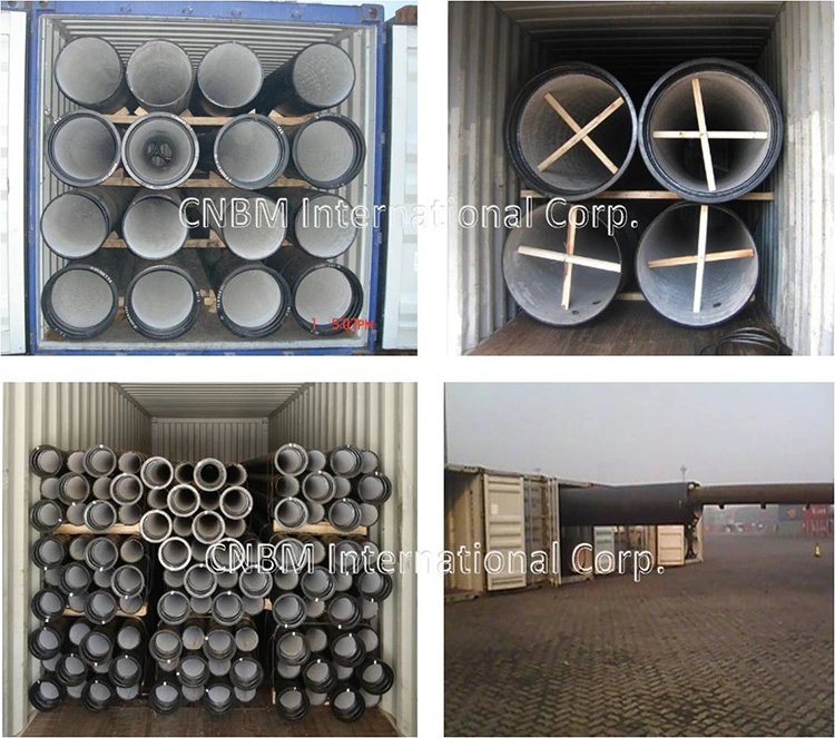 ISO2531 En545 En598 Ductile Iron Pipe K9 C25 C30 C40