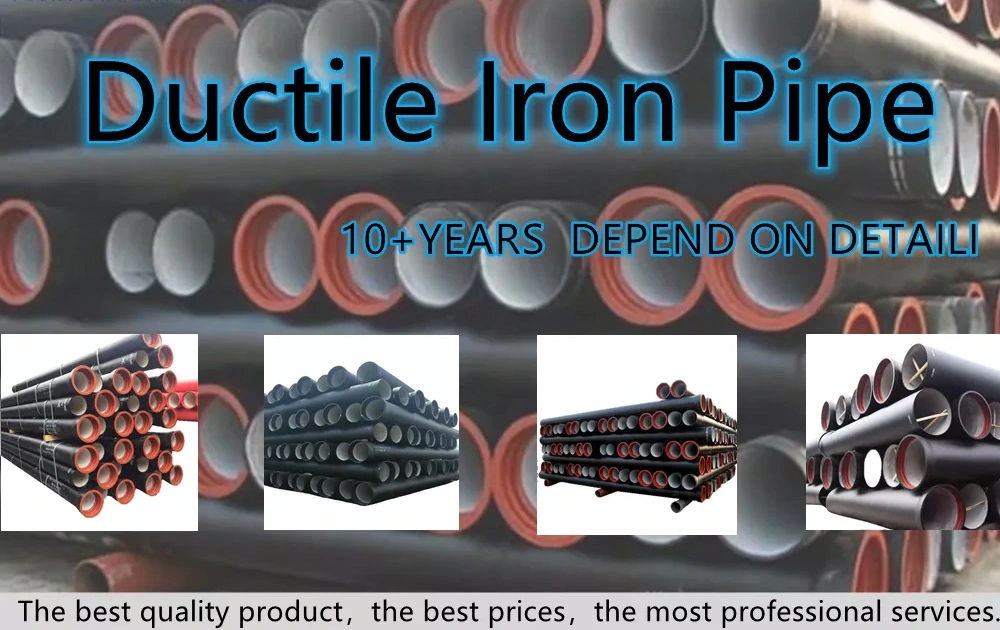 ISO2531 En545 En598 Class K7 K8 K9 C25 C30 C40 Water Pressure Ductile Iron Pipe Casting Pipe